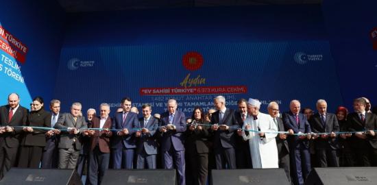 Cumhurbaşkanı Erdoğan Aydın’da toplu açılış törenine katıldı