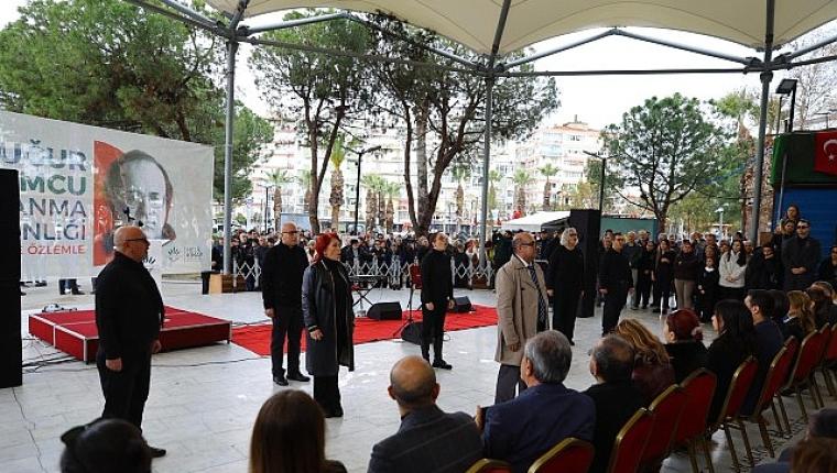 Uğur Mumcu Karabağlar 'da Özlem, Saygı ve Aydınlık Kararlılığıyla Anıldı