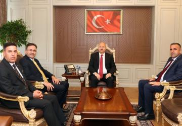 Sincik Belediye Başkanı Korkut’tan Vali Küçük’e hayırlı olsun ziyareti