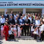 Kahta Halk Eğitimi Merkezi yıl sonu sergisi açıldı