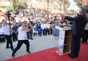 Adana’da İlk Yürüyen Merdivenli Yaya Üst Geçidi İçin Temel Atma Töreni Yapıldı