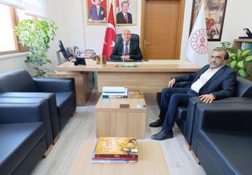 AGC Başkanı Dişkaya’dan İl Kültür ve Turizm Müdürü Mehmet Yelken’e ziyaret