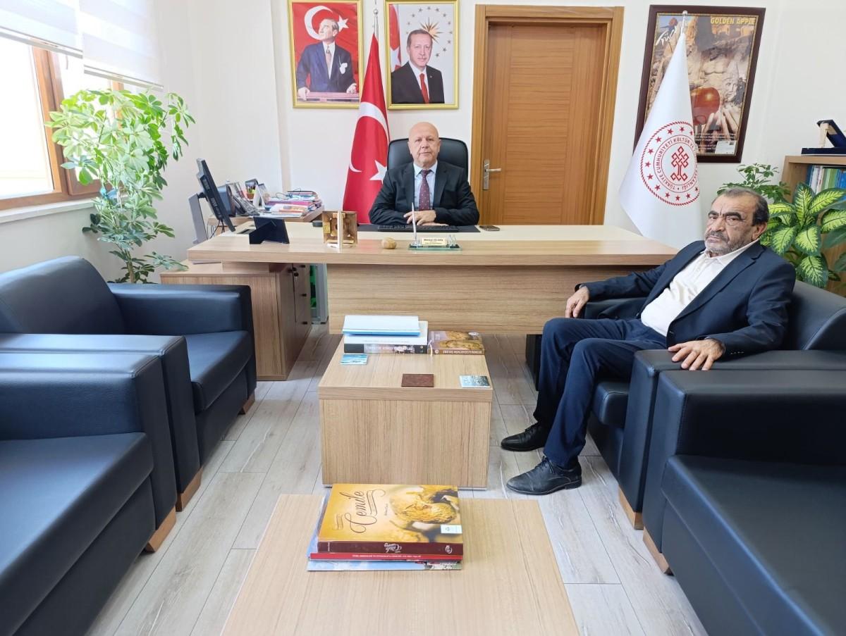 AGC Başkanı Dişkaya’dan İl Kültür ve Turizm Müdürü Mehmet Yelken’e ziyaret AGC Başkanı Dişkaya’dan İl Kültür ve Turizm Müdürü Mehmet Yelken’e ziyaret