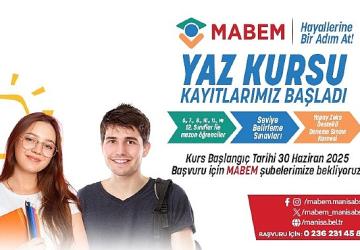 MABEM ve Online Dershane Yaz Kurslarına Başvurular Devam Ediyor