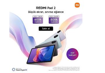 Xiaomi, Redmi Pad 2 Serisi ile Eğlenceyi Yeni Bir Boyuta Taşıyor: Daha Canlı, Daha Gerçek