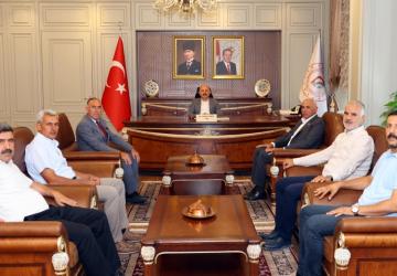 Vali Dr. Osman Varol, Merkez Köy Muhtarlarıyla bir araya geldi