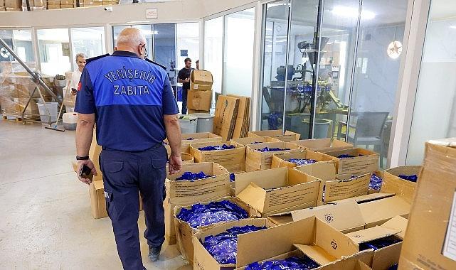 Yenişehir Belediyesi ruhsatsız gıda takviyesi üreten tesisi mühürledi Yenişehir Belediyesi ruhsatsız gıda takviyesi üreten tesisi mühürledi