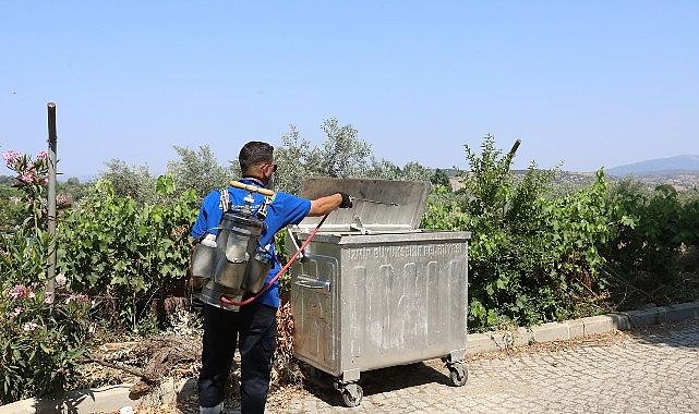 Efes Selçuk'ta Halk Sağlığı İçin Kapsamlı İlaçlama Seferberliği Efes Selçuk'ta Halk Sağlığı İçin Kapsamlı İlaçlama Seferberliği