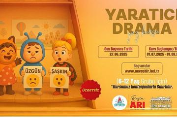 Yaratıcı Drama Kursu İçin Kayıtlar Başladı