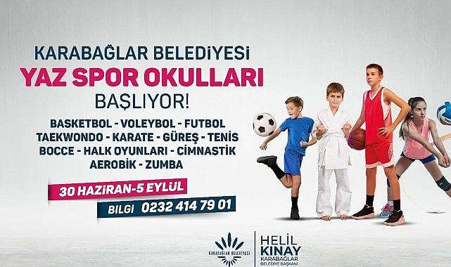 Karabağlar'da Yaz Sporla Güzel Karabağlar'da Yaz Sporla Güzel