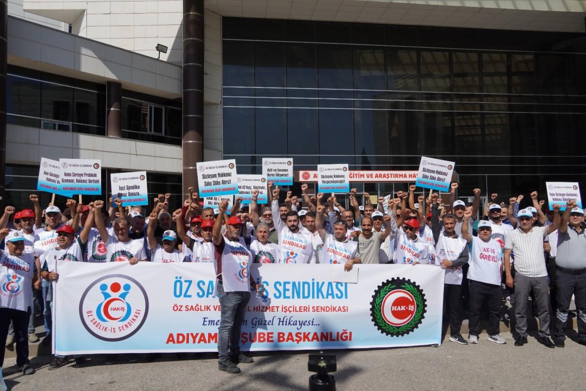 Adıyaman’da sağlık emekçilerinden maaş zammı tepkisi: ‘Teklif daha cebimize girmeden eridi’ - Videolu Haber Adıyaman’da sağlık emekçilerinden maaş zammı tepkisi: ‘Teklif daha cebimize girmeden eridi’ - Videolu Haber