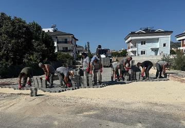 Kemer'de altyapı çalışmaları