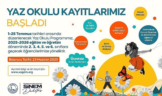 Üsküdar Belediyesi Yaz Okulu Kayıtları Başladı Üsküdar Belediyesi Yaz Okulu Kayıtları Başladı
