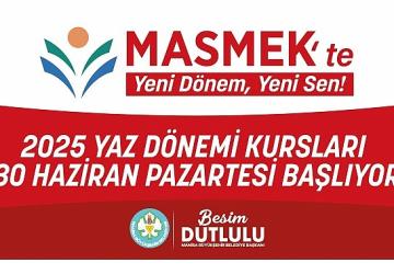 MASMEK'te Yaz Dönemi Kursları Başlıyor
