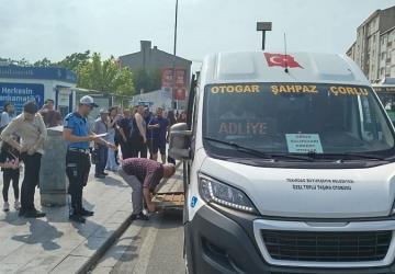 Trafik Zabıta Ekipleri Toplu Taşıma Araçlarında Klima ve Engelli Rampası Denetimi Yaptı