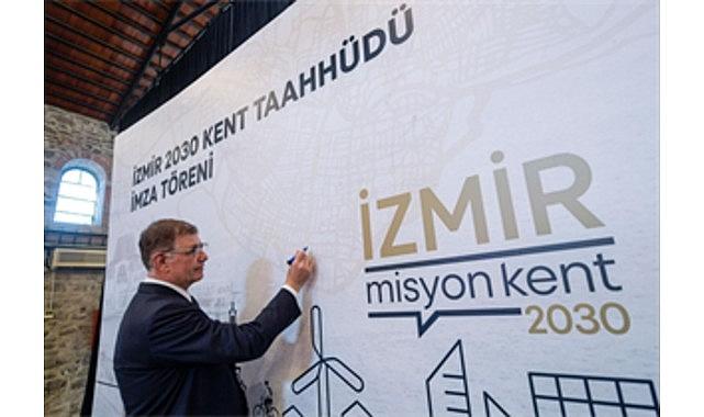 İmzalar İzmir 2030 Kent Taahhüdü için atıldı İmzalar İzmir 2030 Kent Taahhüdü için atıldı
