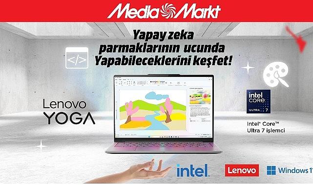 MediaMarkt, Intel, Lenovo ve Microsoft'tan iş birliği: Yapay zekâyı keşfetmeye hazır mısınız? MediaMarkt, Intel, Lenovo ve Microsoft'tan iş birliği: Yapay zekâyı keşfetmeye hazır mısınız?