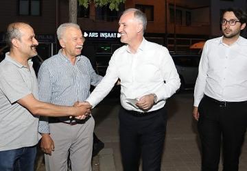 Başkan Alper Taban Sinanbey'de Vatandaşlarla Buluştu