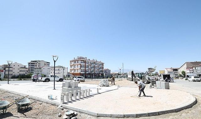GİM Toptancılar Sitesi yanındaki bölge yenileniyor GİM Toptancılar Sitesi yanındaki bölge yenileniyor