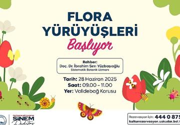 Üsküdar'da Flora Yürüyüşleri Başlıyor