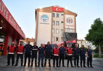 Manisa’daki Yangına Kayseri Büyükşehir’den Destek Eli