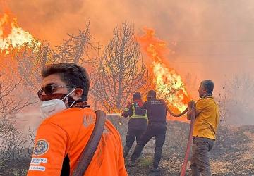 BUCAKUT yangınlarla mücadelede etkin rol alıyor
