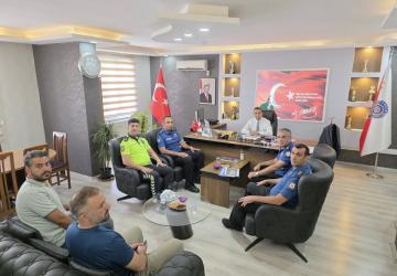 Kaymakam Kadir Algın’dan İlçe Emniyet Müdürlüğüne ziyaret