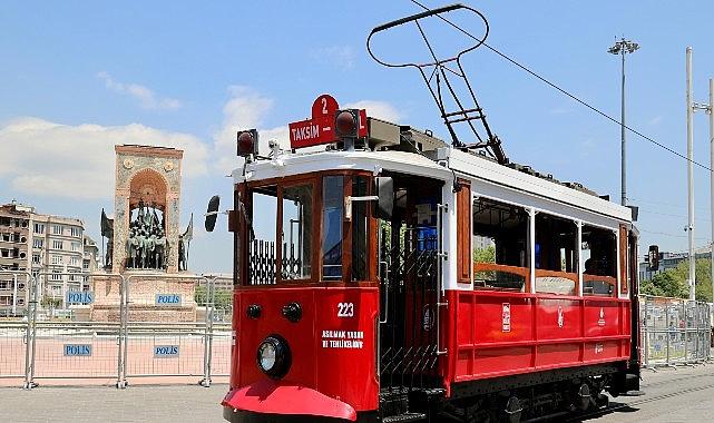 İstanbul'un Tarihi Nostaljik Tramvayı Yenilendi İstanbul'un Tarihi Nostaljik Tramvayı Yenilendi