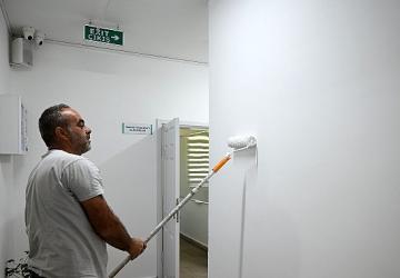 Kurs merkezinde tadilat çalışmaları