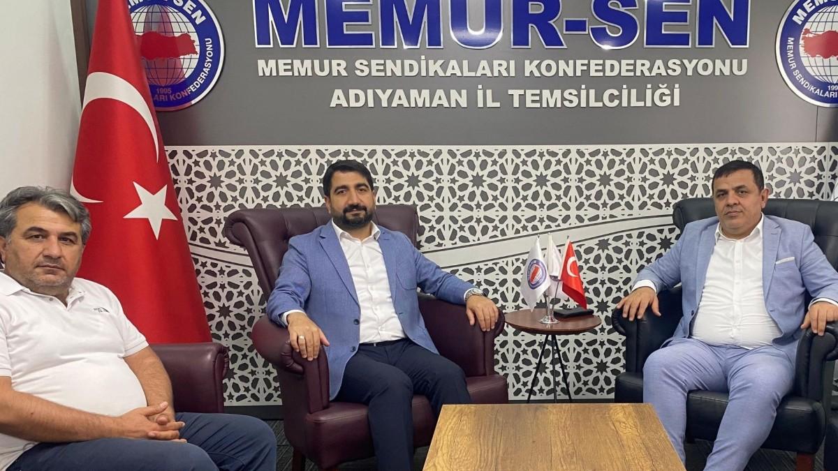 Av. Sami Işık’tan Memur-Sen’e veda ziyareti Av. Sami Işık’tan Memur-Sen’e veda ziyareti