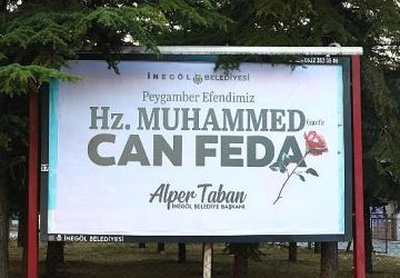 İnegöl Belediyesi'nden Duygulandıran Mesaj: “Hz. Muhammed (Sav)'e Can Feda"