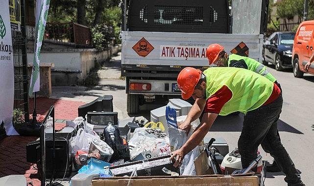 Çankaya'da Elektronik Atıklar Geri Dönüşüme Kazandırılıyor Çankaya'da Elektronik Atıklar Geri Dönüşüme Kazandırılıyor