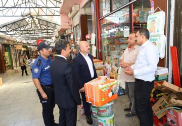 Vali Varol’dan Besni esnafına ziyaret