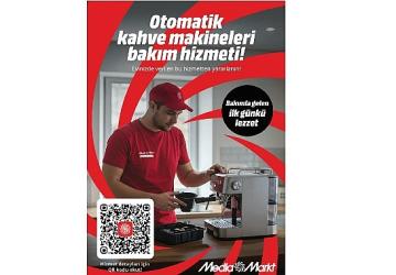 MediaMarkt Türkiye'den evde otomatik kahve makinesi bakım hizmeti!