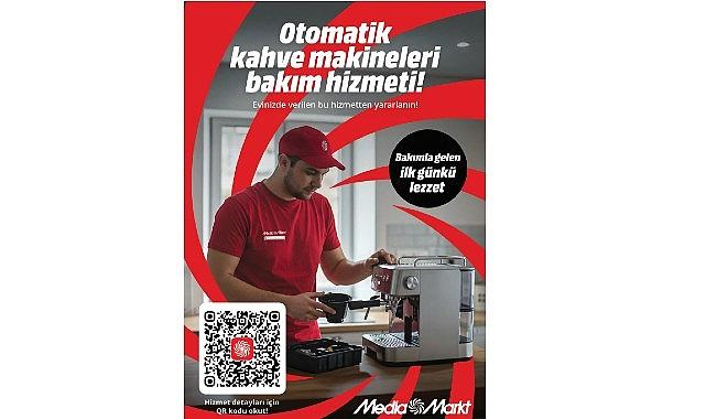 MediaMarkt Türkiye'den evde otomatik kahve makinesi bakım hizmeti! MediaMarkt Türkiye'den evde otomatik kahve makinesi bakım hizmeti!