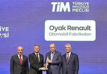 Oyak Renault, Türkiye'nin en büyük 7. ihracatçısı oldu