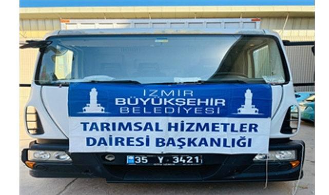Büyükşehir'den yangın bölgesine yem desteği Büyükşehir'den yangın bölgesine yem desteği