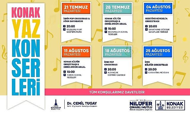 Konak Yaz Konserleri başlıyor Konak Yaz Konserleri başlıyor