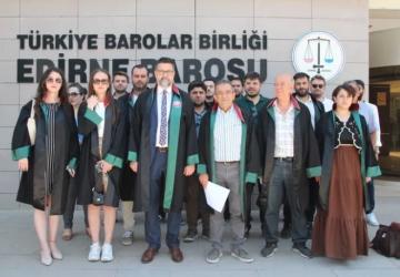 Edirne Barosu’ndan Torba Kanun Protestosu