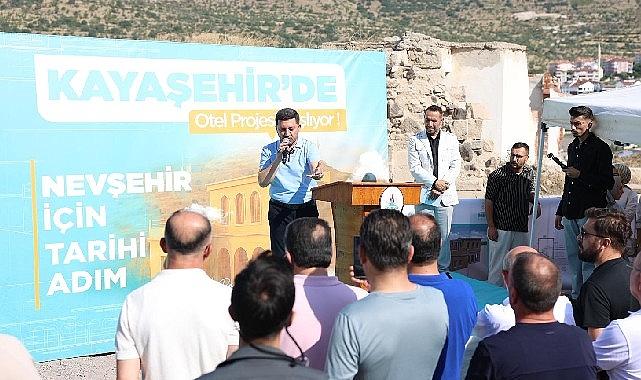Nevşehir Belediyesi'nden Tarihi Adım; Kayaşehir Otel Projesi