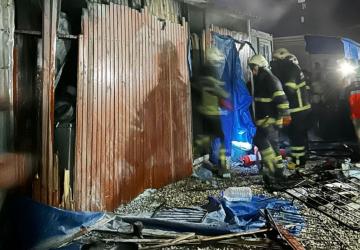 Adıyaman K19 Konteyner Kent’te elektrik kaçağı yangına neden oldu - Videolu Haber
