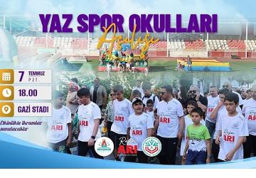 Nevşehir Belediyesi Yaz Spor Okullarımız Pazartesi Günü Açılıyor