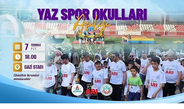 Nevşehir Belediyesi Yaz Spor Okullarımız Pazartesi Günü Açılıyor Nevşehir Belediyesi Yaz Spor Okullarımız Pazartesi Günü Açılıyor