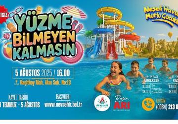 Nevşehir Belediyesi Yüzme Havuzu Açılıyor