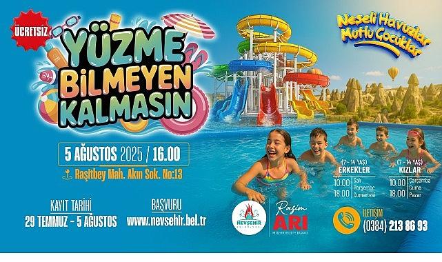 Nevşehir Belediyesi Yüzme Havuzu Açılıyor Nevşehir Belediyesi Yüzme Havuzu Açılıyor