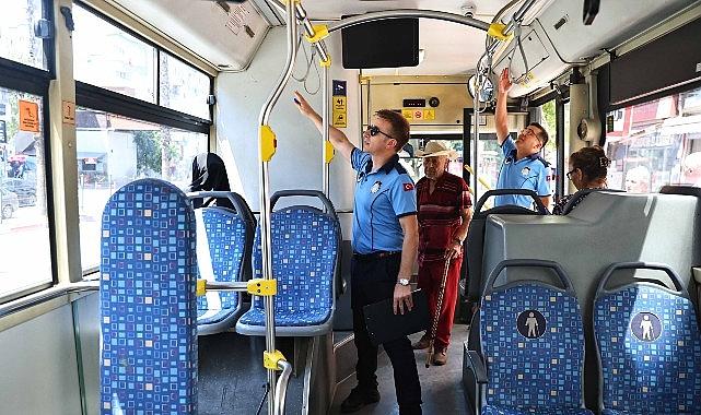 Büyükşehir ekipleri halk otobüslerinde klima denetimlerini sürdürüyor Büyükşehir ekipleri halk otobüslerinde klima denetimlerini sürdürüyor