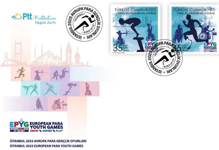 İstanbul 2025 Avrupa Para Gençlik Oyunları’na Özel PTT Pulu İstanbul 2025 Avrupa Para Gençlik Oyunları’na Özel PTT Pulu