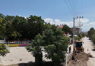 Elmalı Gündoğan Mahallesi'nde 2 kilometrelik yeni içme suyu hattı