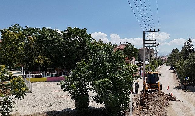 Elmalı Gündoğan Mahallesi'nde 2 kilometrelik yeni içme suyu hattı