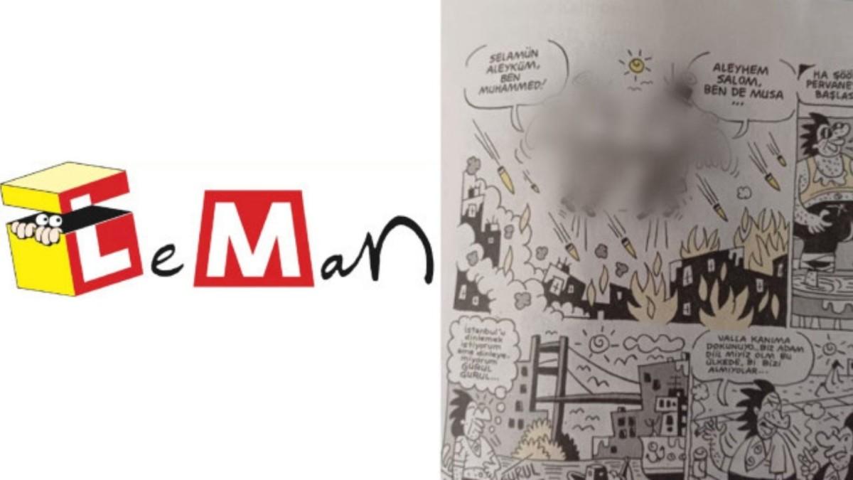 Leman dergisinin karikatürüne soruşturma başlatıldı: Siyasilerden peş peşe tepkiler Leman dergisinin karikatürüne soruşturma başlatıldı: Siyasilerden peş peşe tepkiler